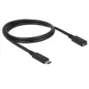 USB Cable DeLOCK 85533 USB 3.2 Gen 1 1m USB C Black