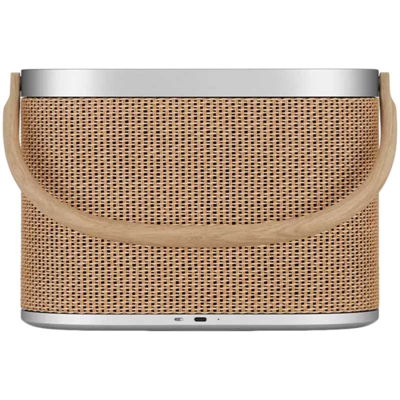 Beosound A5 Speaker Nordic Weave (Cover Nordic Weave/Handle Oak)