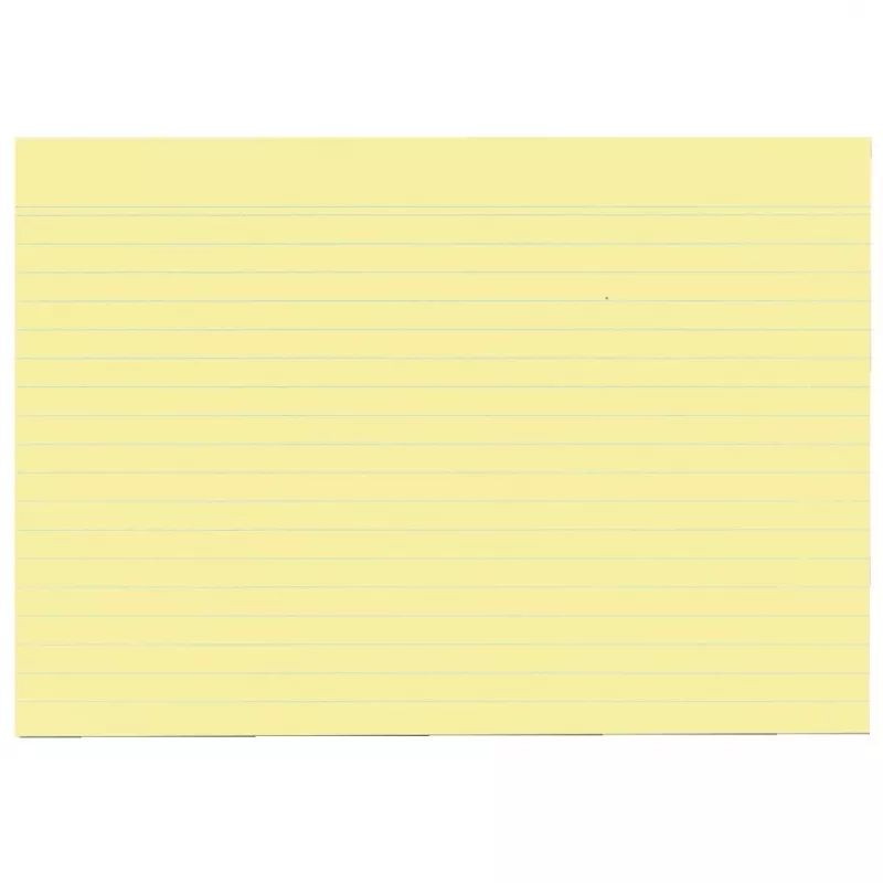 Index Card Herlitz 1150515 Yellow 1 pc(s)