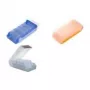 helit Flashcard Box BeeBox, A8, Base: Blue-Translucent Lid: Translucent-White, made from polystyrene, Dual-use lid (H6901030)