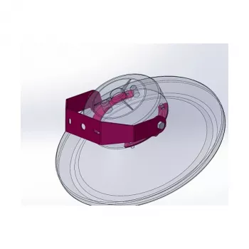 Synergy 21 LED spot pendant light UFO add. Wall bracket for UFO size M bracket short