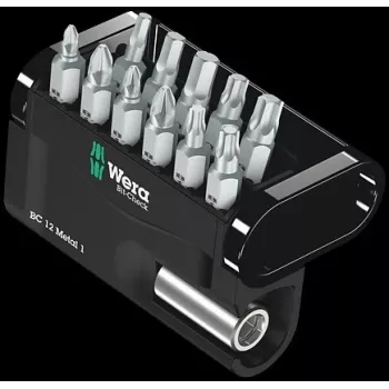 Wera BC 12 Metal 1 screwdriver bit 12 pc(s)
