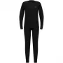 Odlo Set long MERINO 200 KIDS children's underwear set, size 116 cm, black