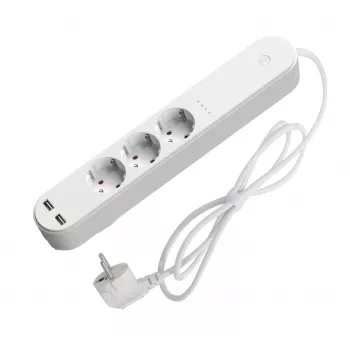 Smart power strip Denver SHP-310U 3 AC outlets Type F 3680 W