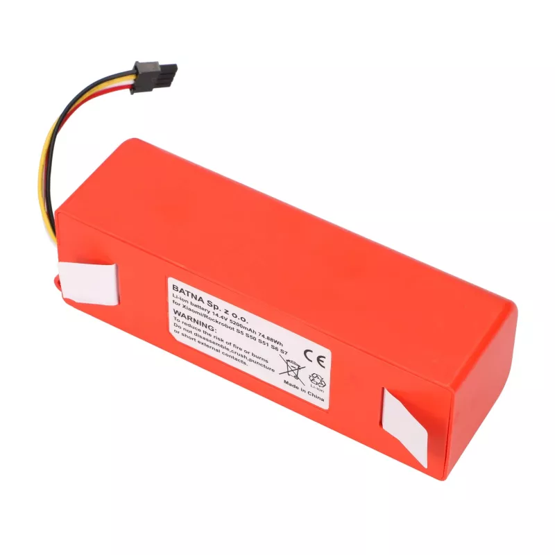 Replacement Battery for Xiaomi Mi Robot / Roborock S50 S55 Vacuum, 14.4V 5200 mAh