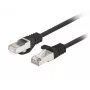 Lanberg Cable Patch Cat.6 Ftp 0,5 M Black Fluke Passato Confezione Da 10 Pezzi (F/UTP, CAT6, 0.50m), Cable Di Rete