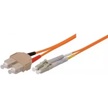 Tecline exertis Connect - Patch-Cable - SC multi-mode (M) to LC Multi-Mode (M) - 10 m - Fibre Optic - 62,5/125 micrometre - OM1 - orange (86610)