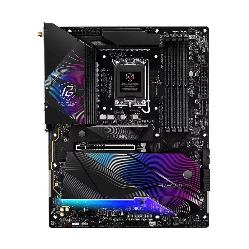 Motherboard ASRock Z890 Riptide WiFi — Intel Z890, LGA1851, ATX, DDR5, 4 DIMM, Wi‑Fi 7, 2.5Gb LAN, Thunderbolt 4