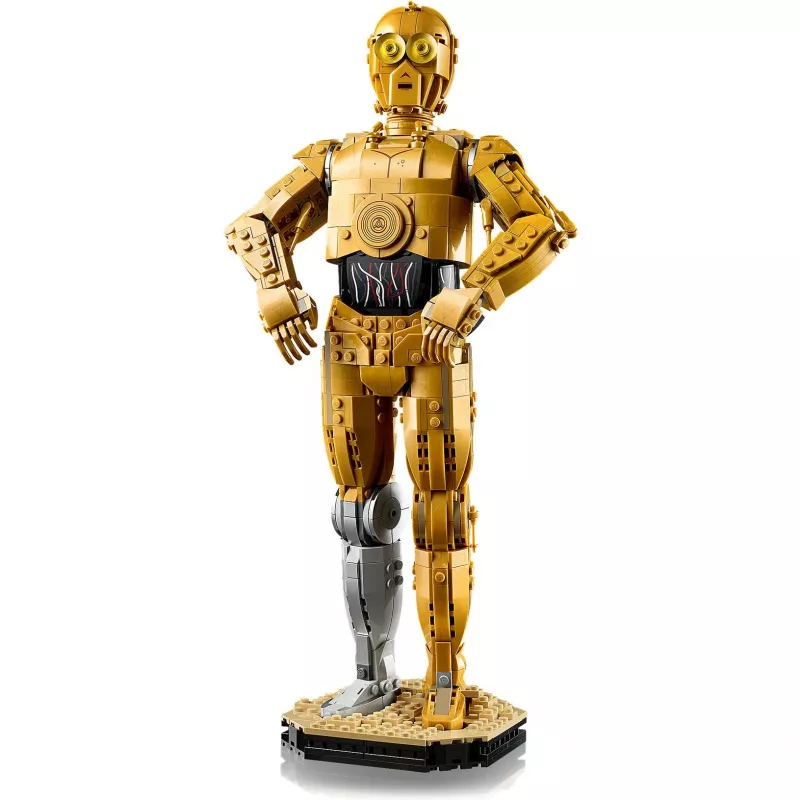 LEGO buildable figure Star Wars C-3PO model 75398 — 1,138 pieces, 380 mm display collectible