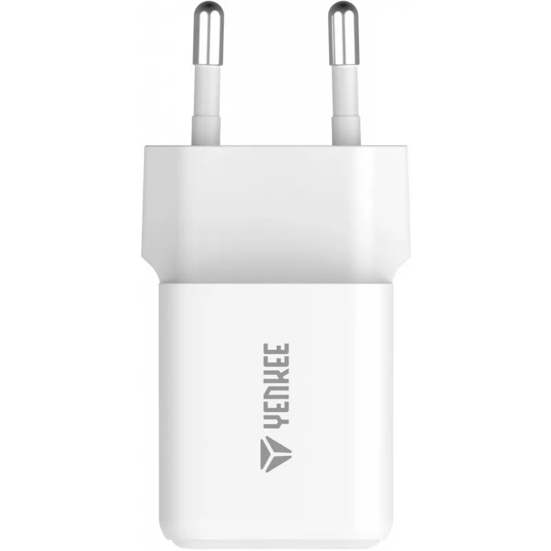 USB C/A mains charger YENKEE YAC G38 20W 3A Power Delivery (USB‑C and USB‑A)
