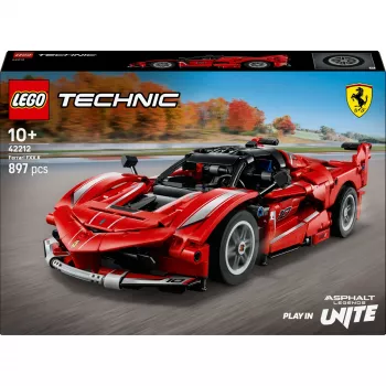Construction toy LEGO Technic Ferrari FXX K scale model 1:10, 897 pieces, age 10+
