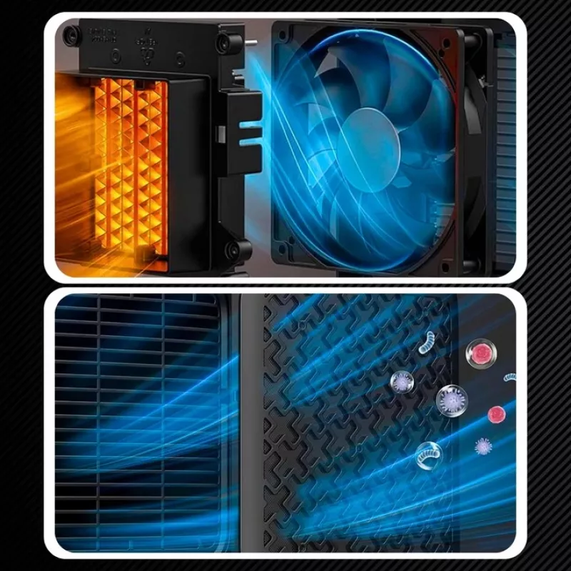 Extralink Ceramic Electric Tower Heater 1500W LED Remote