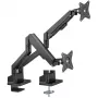 Goobay Pro Dual Monitor Desk Mount VESA for 17-32 inch Screens with Gas Spring