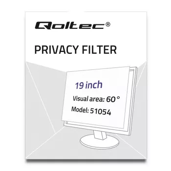 Qoltec 51054 display privacy filter 48.3 cm (19) Laptop