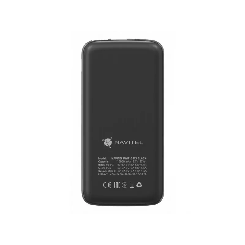 Portable Power Bank Navitel PWR10 MX BLACK 10000 mAh