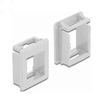 Mounting kit DELOCK 86760, white plastic, material: plastic