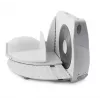 Electric food slicer ESPERANZA EKM017W — 150 W, 17 cm stainless steel blade, max slice 15 mm, stainless steel color, plastic housing