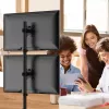 Maclean support TV 13-27 Pollici MC-966 (Table, 27), Monitor Stand, Black