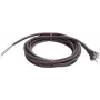 Power cable AS Schwabe 70532 — 3 m H05RN-F, 2x1.0 mm², black