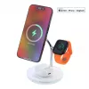 Wireless Desk Charger Tellur TLL151391 3in1 MagSafe Fast Charging for Phone, Watch and Earbuds