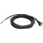 Power cable Schwabe H05RN-F 2x1.0 mm² rubber, 5 m, black