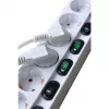 Brennenstuhl 1153110126 Extension Cable 2 m 6 AC-Outputs Indoor White (1153110126)