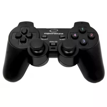 Gamepad ESPERANZA EG102 wired USB 2.0, PC/PlayStation 3 support, D-pad, vibration, black
