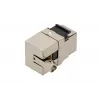 Keystone jack Extralink CAT6 STP RJ45, female, steel color, 1 pc