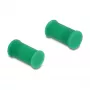 Port dust cover DELOCK 60673 for DL4 ports, silicone, green, 14×27×14 mm, pack of 10
