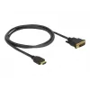 DeLOCK 85652 Video Cable-Adapter 1 m HDMI Type A (Standard) DVI Black (85652)