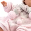 Doll Llorens Crying Doll 38938 Made of Roses, 38 cm lifelike baby doll