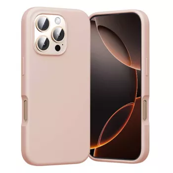Protective case Vention KUHP0-30 for iPhone 16 Pro MagSafe, pink, slim soft cover