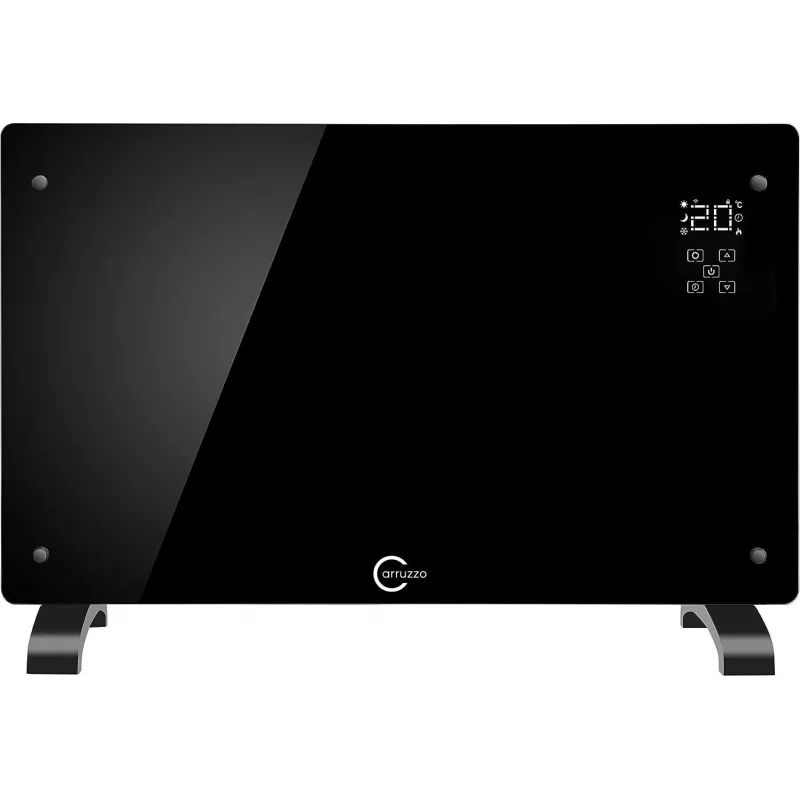 Carruzzo Q20F1 Glass panel heater black