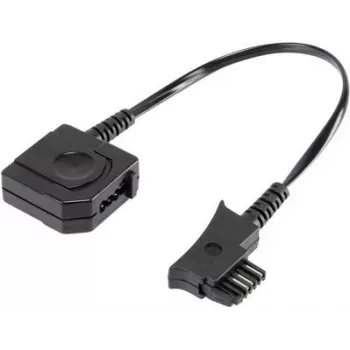Analog Telephone Adapter Basetech 29229C49 — 1x TSS connector, 1x TAE N/F socket, 0.10 m, black