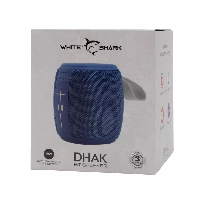 Portable Speaker White Shark GBT-888 Dhak Blue