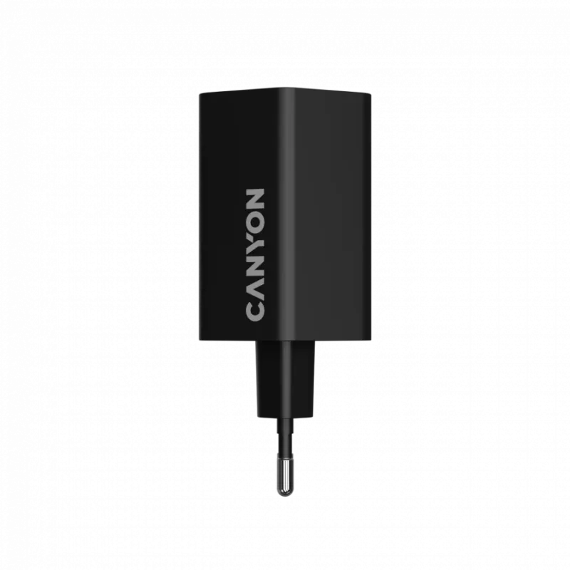 CANYON Charger HEXAGON 65 GaN 65W 2xPD 1xQC EU Black (CND-CHAHEX65B)