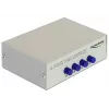 DeLock Switch VGA 4 port manual bidirectional - screen switch - 4 x VGA - Desktop (87635)