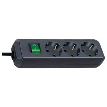 Power Extension Brennenstuhl Eco-Line 5m 3 AC Outlets Black