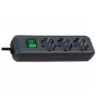 Power Extension Brennenstuhl Eco-Line 5m 3 AC Outlets Black