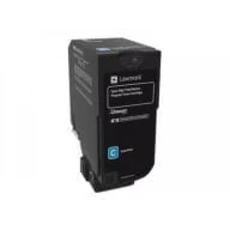Toner Lexmark RETURN-TONER CARTRIDGE CYAN 74C2HC0 3000 pages