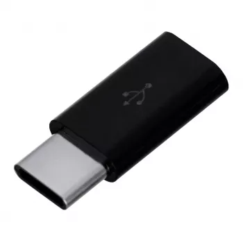 Savio AK-31 / B cable interface/gender adapter Micro USB USB 3.1 Type C Black