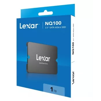 2.5 inch SATA III SSD Lexar NQ100 1 TB — 550 MB/s read, 6 Gbit/s transfer