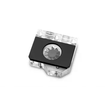 Flow indicator EK Water Blocks Black Transparent 1/4 inch