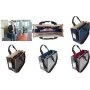 Notebook Bag sigel Desk Sharing Bag Bicolor M Brown/Beige for 15.4-inch laptops