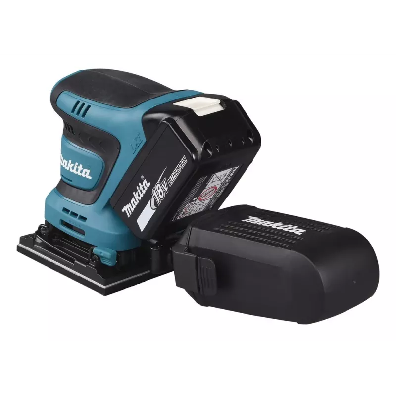Makita DBO480Z portable sander Random orbital sander 14000 OPM Black, Blue 210 W