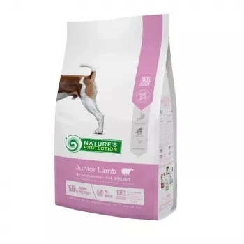 Dry dog food nature’s protection Junior Lamb All Breeds 7.5 kg — 28% protein, 17% fat
