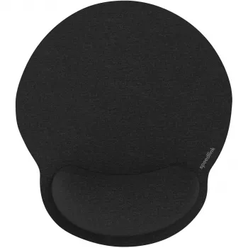Memory foam mousepad Speedlink VELLU with wrist rest, 230×254 mm, black