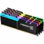 DIMM 32 GB DDR4-3600 (4x 8 GB) Quad-Kit, Memory black, F4-3600C16Q-32GTZRC, Trident Z RGB, INTEL XMP