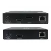 Eaton Tripp Lite Series DisplayPort to HDMI over Cat6 Extender Kit with KVM Support, 4K 60Hz, 4:4:4, USB, PoC, HDCP 2.2, up to 230 ft., TAA - Expansion for Video/Audio - HDMI, Di