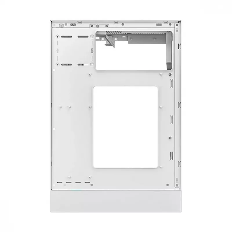 PC case DeepCool CH170 PLUS WH Midi Tower — white, tempered glass, supports micro ATX/mini-ITX, GPU up to 34.2 cm, CPU cooler height 164 mm